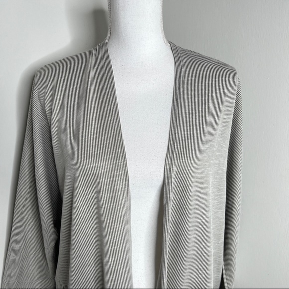 DONNI Ribbed Open Front Cardigan Jacket - Picture 7 of 15